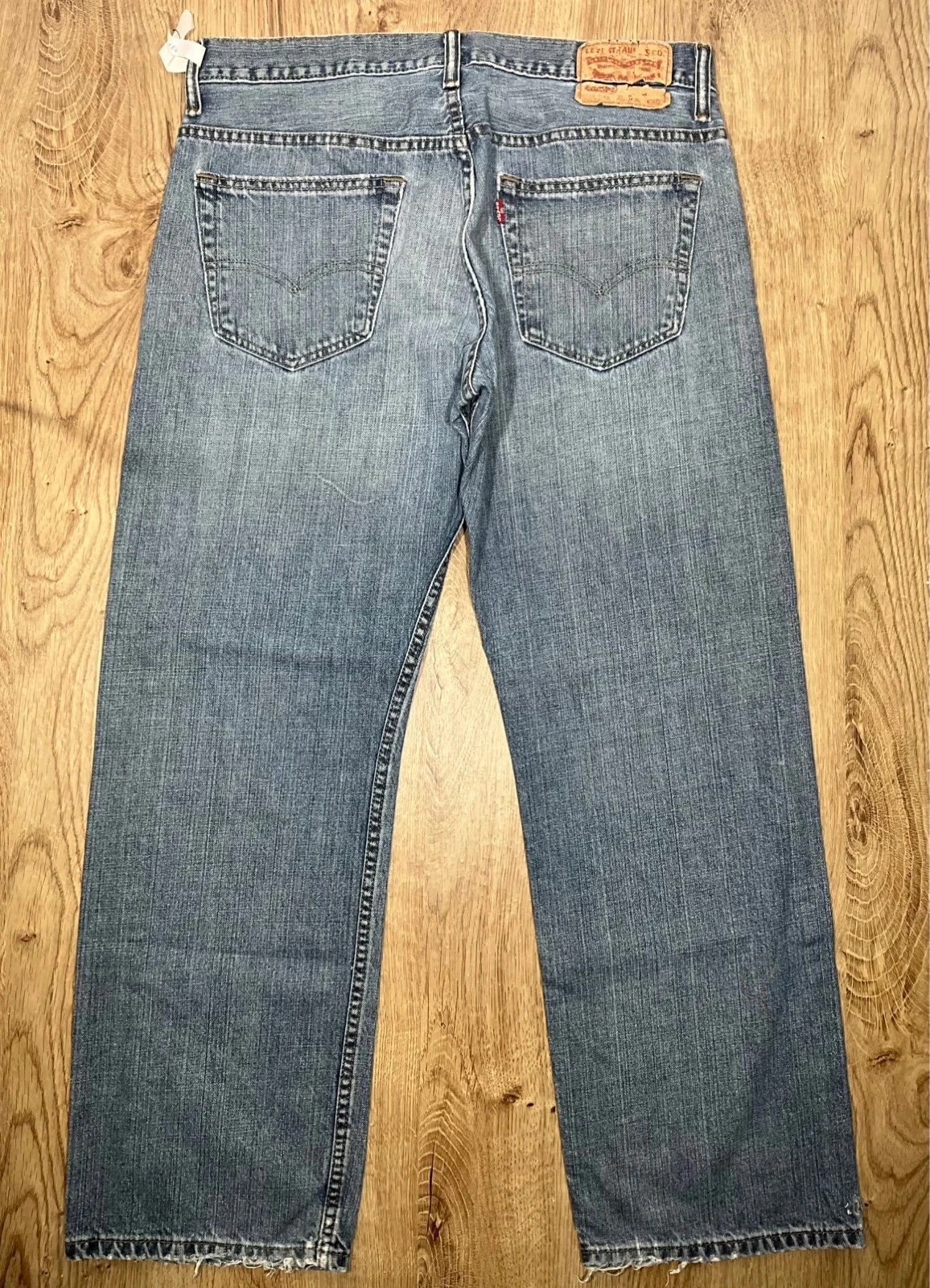Jean Levi's Coupe Droite W32 L30 Vintage 100% Coton Bleu Délavé Lvh 184 – photo 8